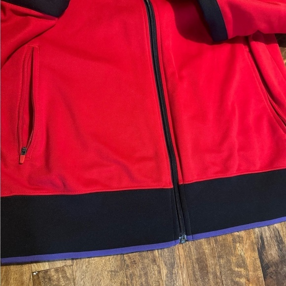Nike Air Flight 1 Track Jacket Red Black Jordan Retro Great Condition size L - Picture 8 of 10